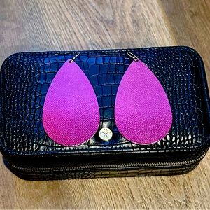 Nickel & Suede Earrings